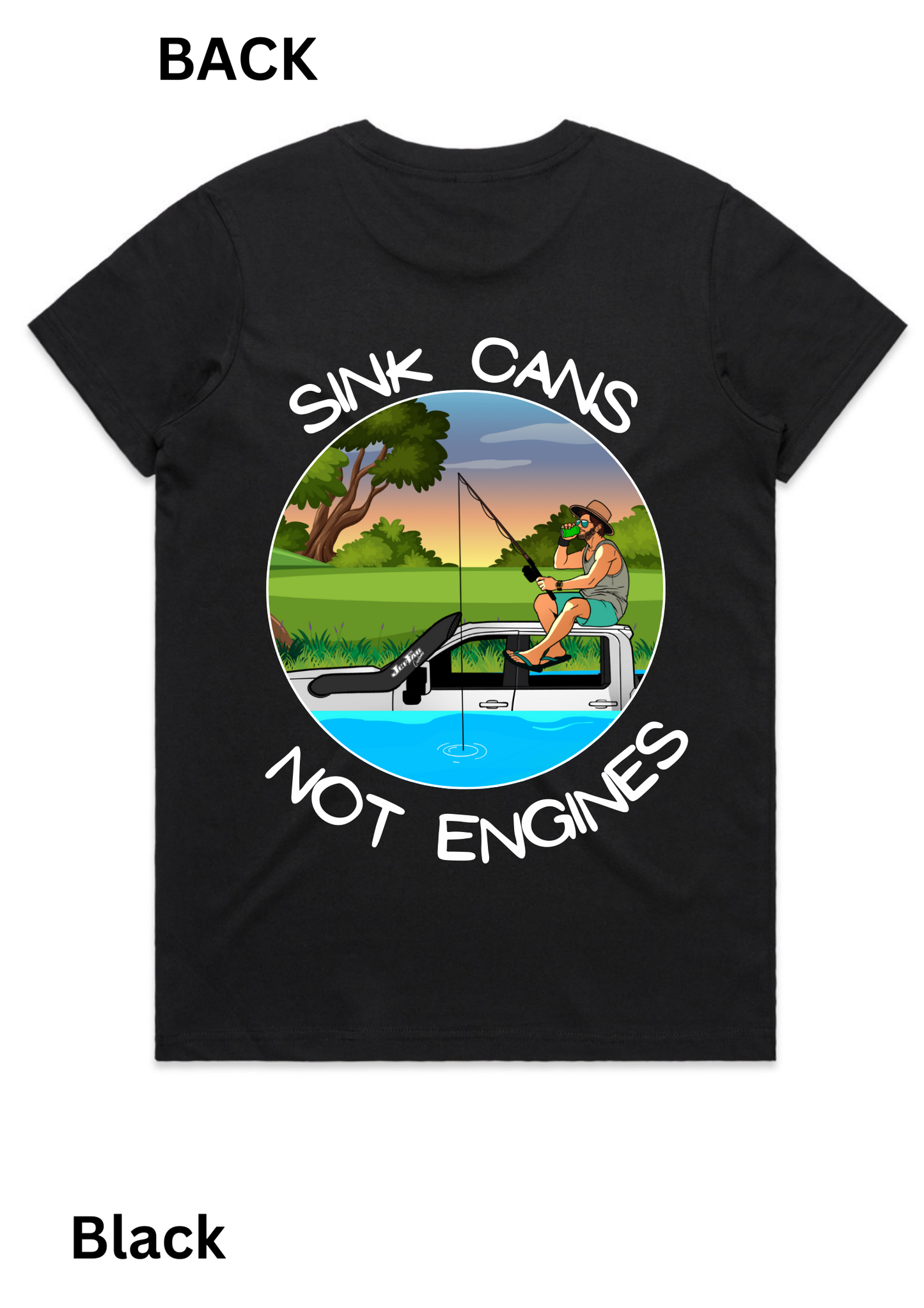 Sink cans not engines - Womens T-shirt
