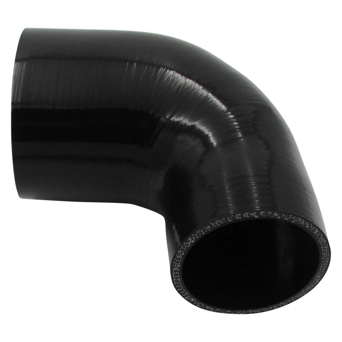 4"-3.5" (102mm-76mm) - 90 Degree Silicone Bend