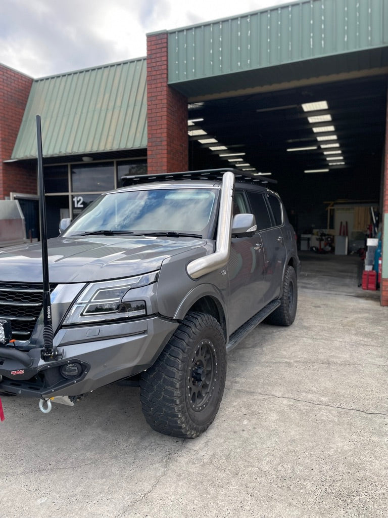Nissan Patrol Y62 5" Stainless Steel Snorkel