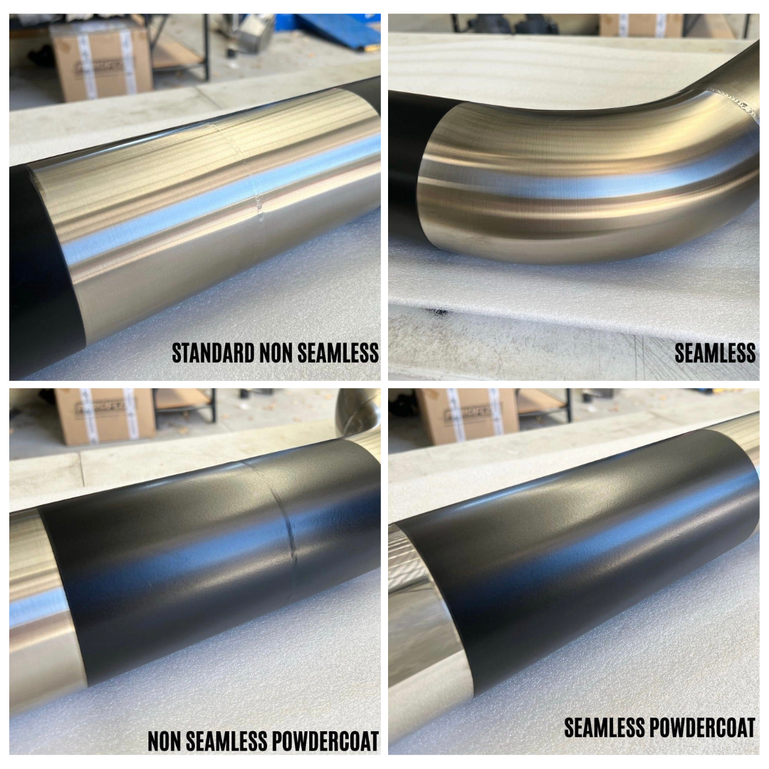 80 Series Toyota Landcruiser Over-Roof 4" Long-Entry Stainless Snorkel