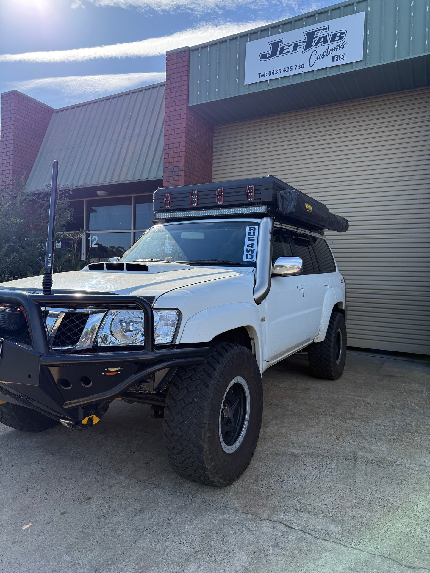 Nissan GU Patrol - Series 1-4 5" Short Guard Entry Snorkel