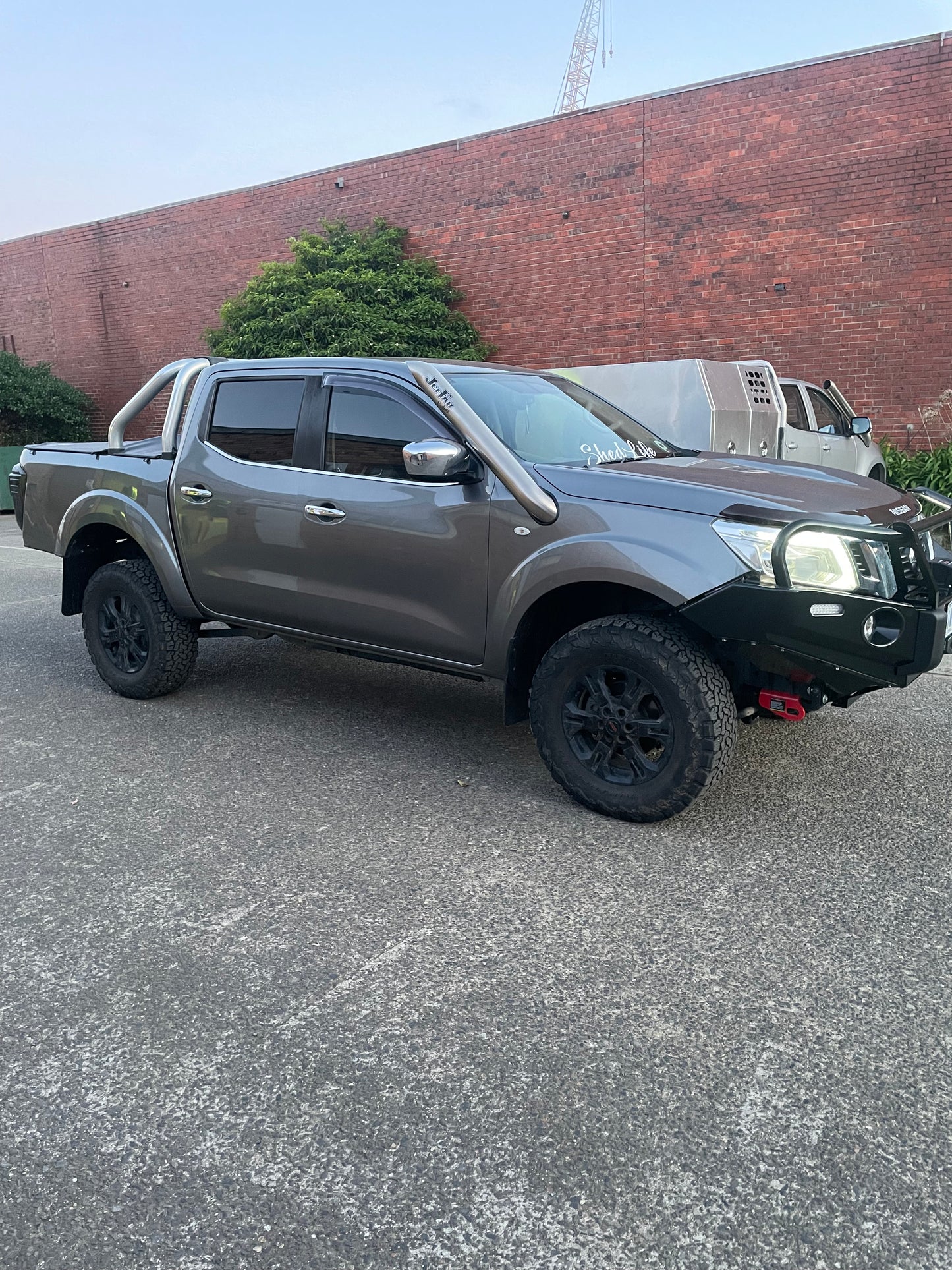 Nissan Navara NP300/ D23 Short-Entry 4" Stainless Snorkel