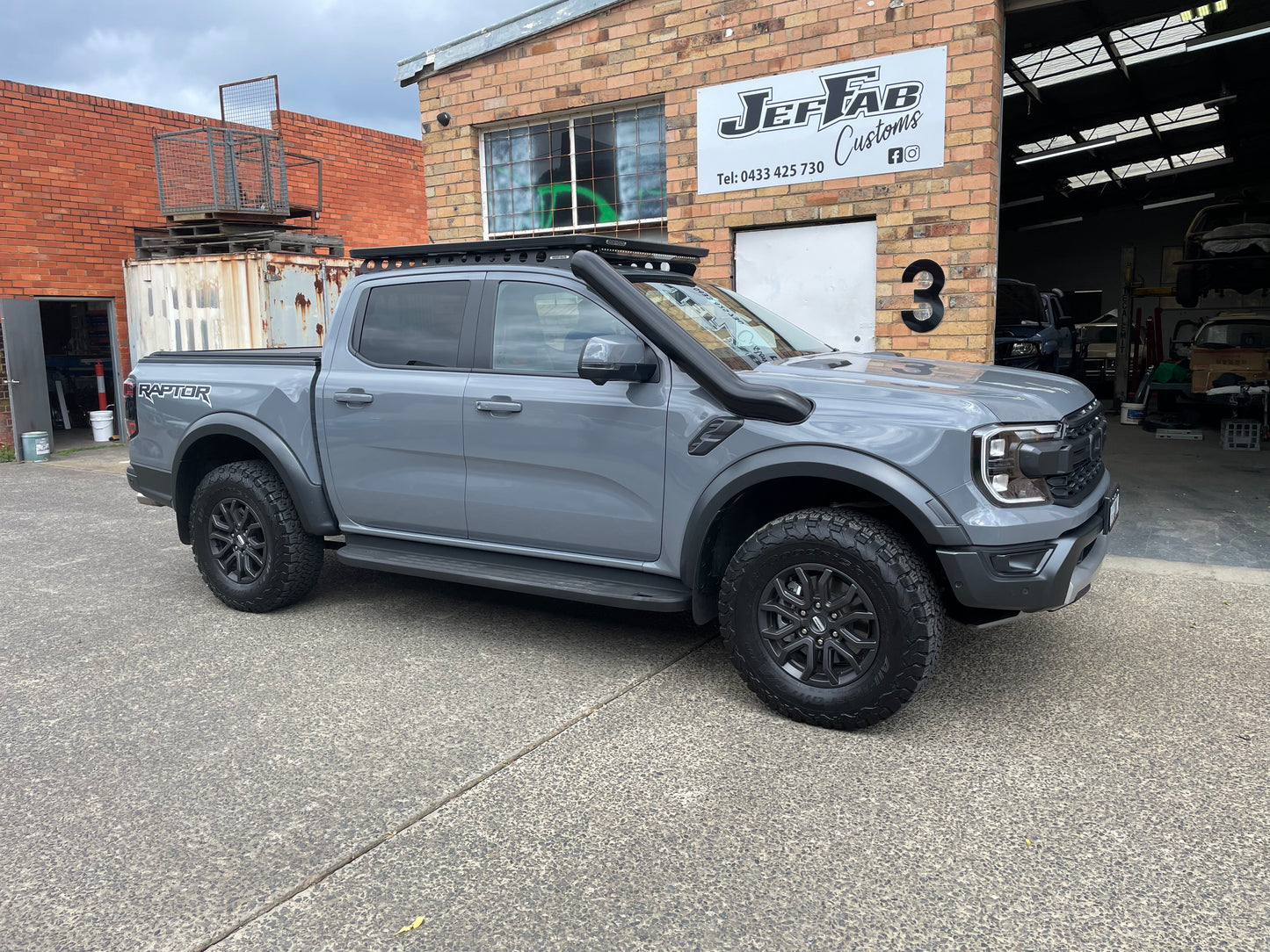 Next-Gen Ford Ranger Raptor, 5" Mid-Entry Snorkel