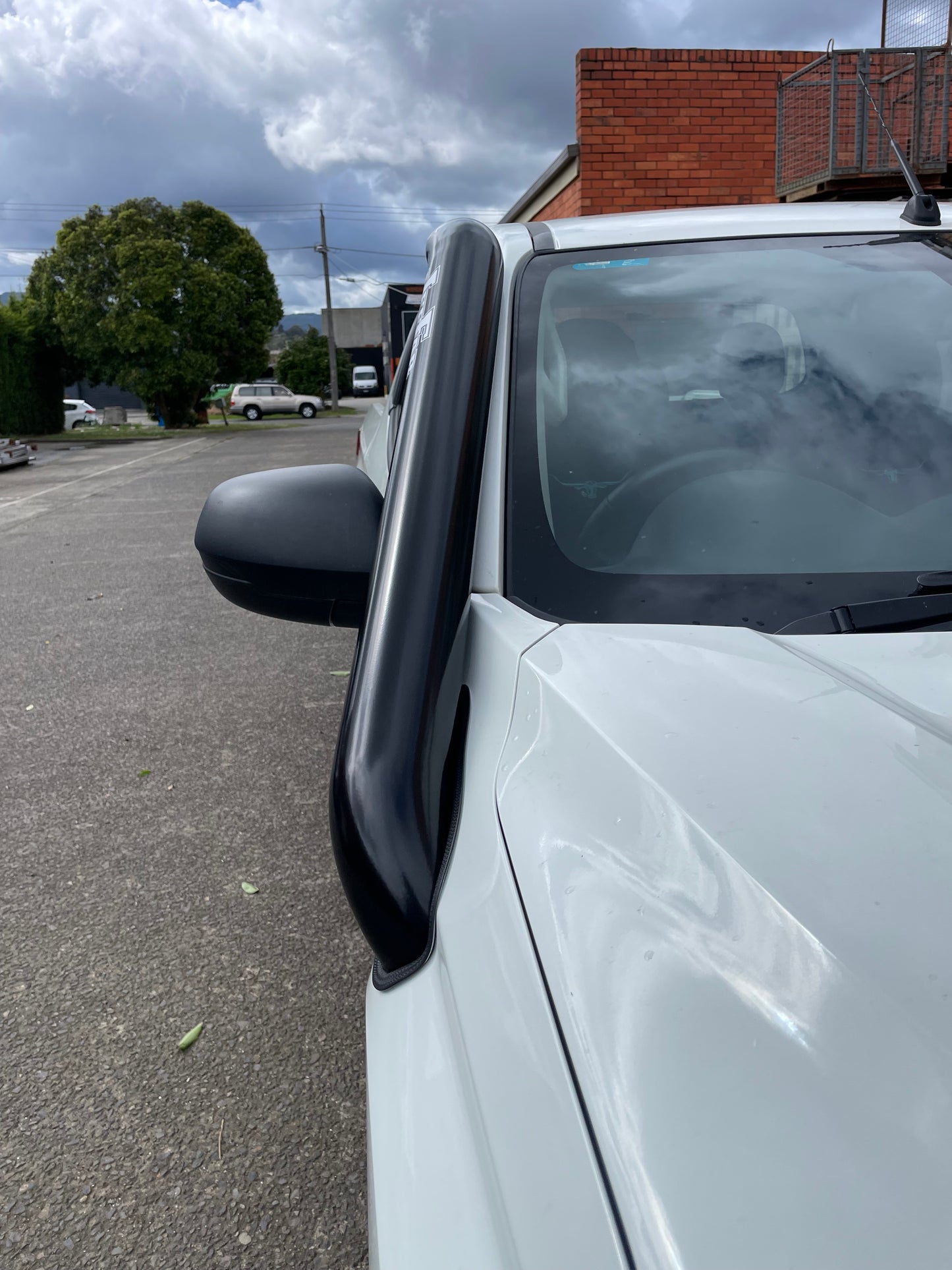 Mitsubishi MR Triton 4" Short-Entry Stainless Snorkel