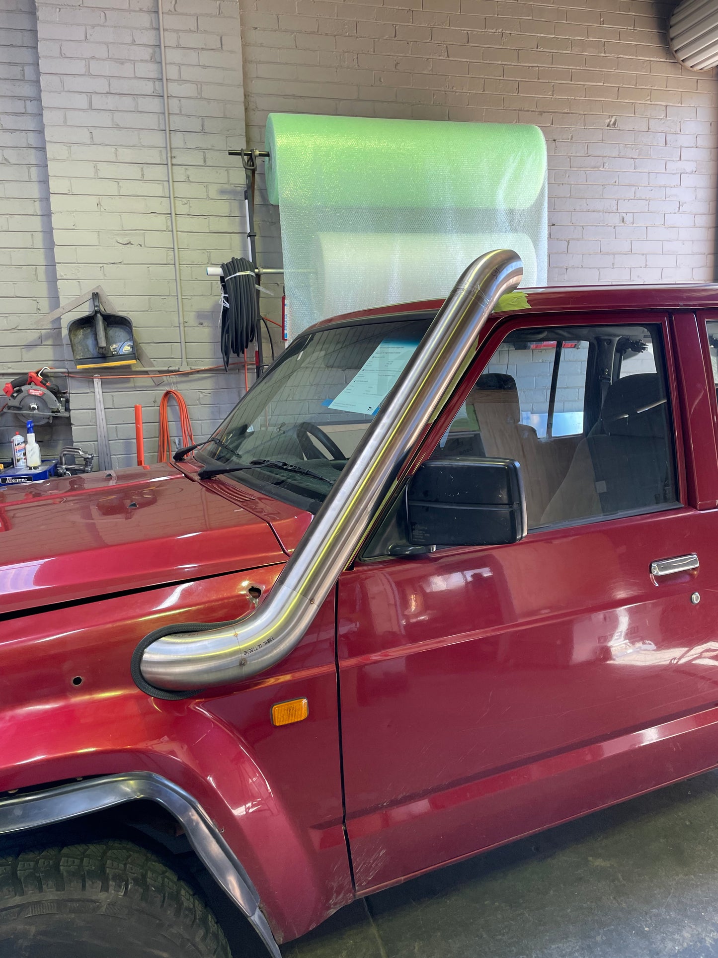 Nissan GQ Patrol 4" Short-Guard Entry Stainless Snorkel