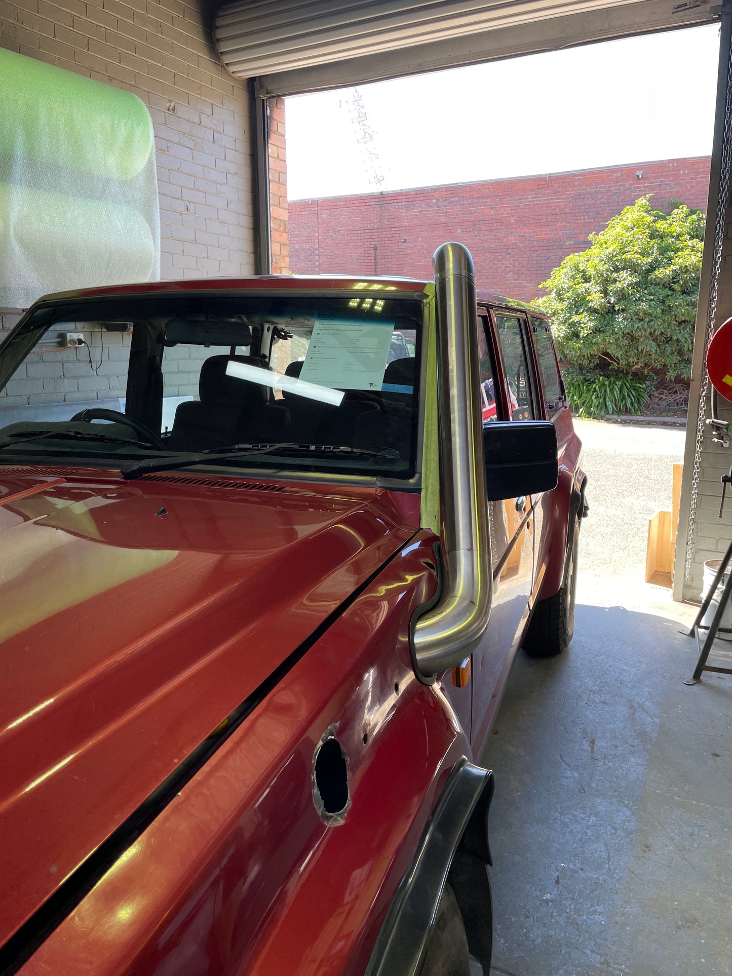 Nissan GQ Patrol 4" Short-Guard Entry Stainless Snorkel