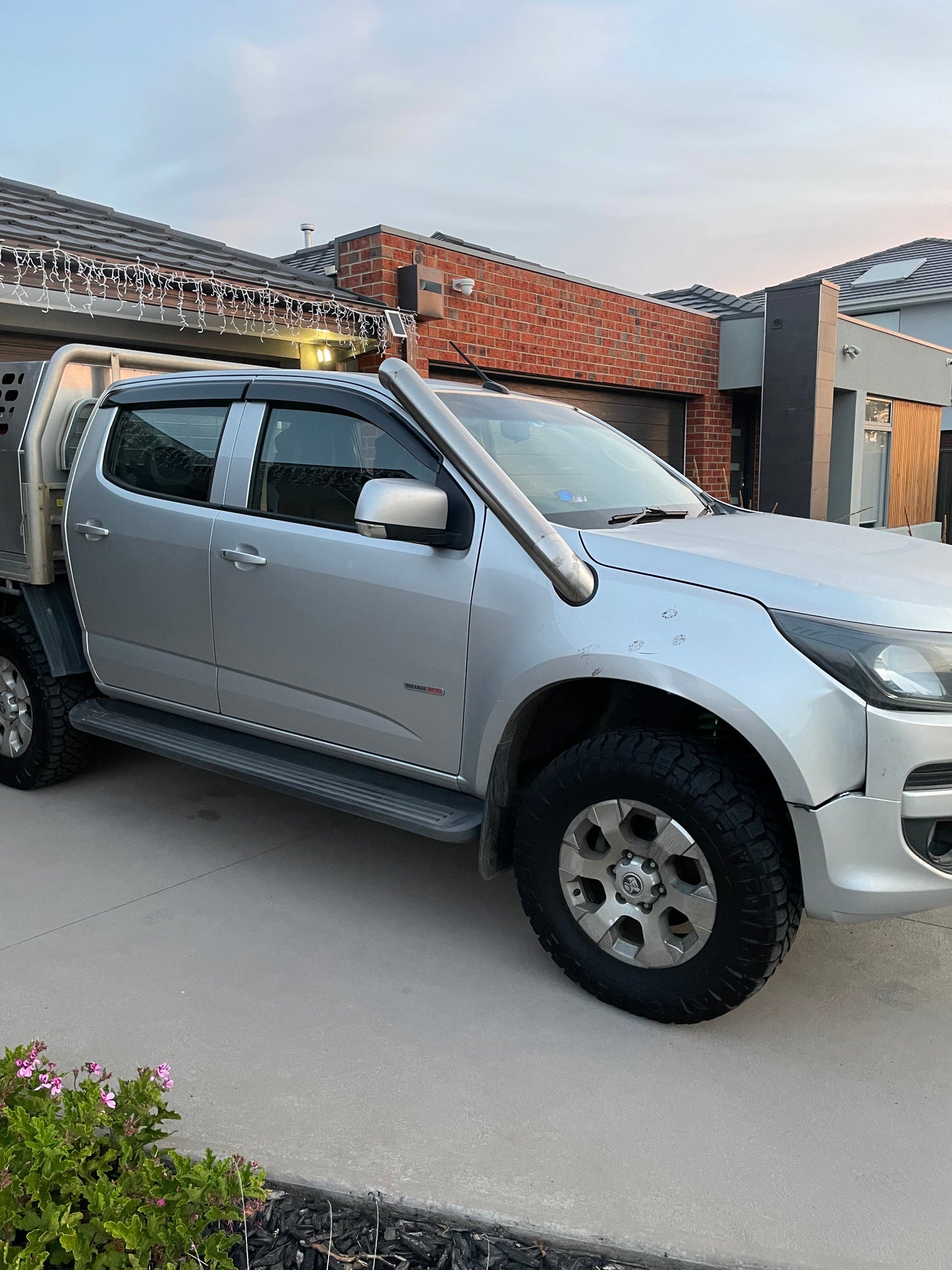 Holden RG Colorado/Colorado 7, 4" Short-Entry Stainless Snorkel
