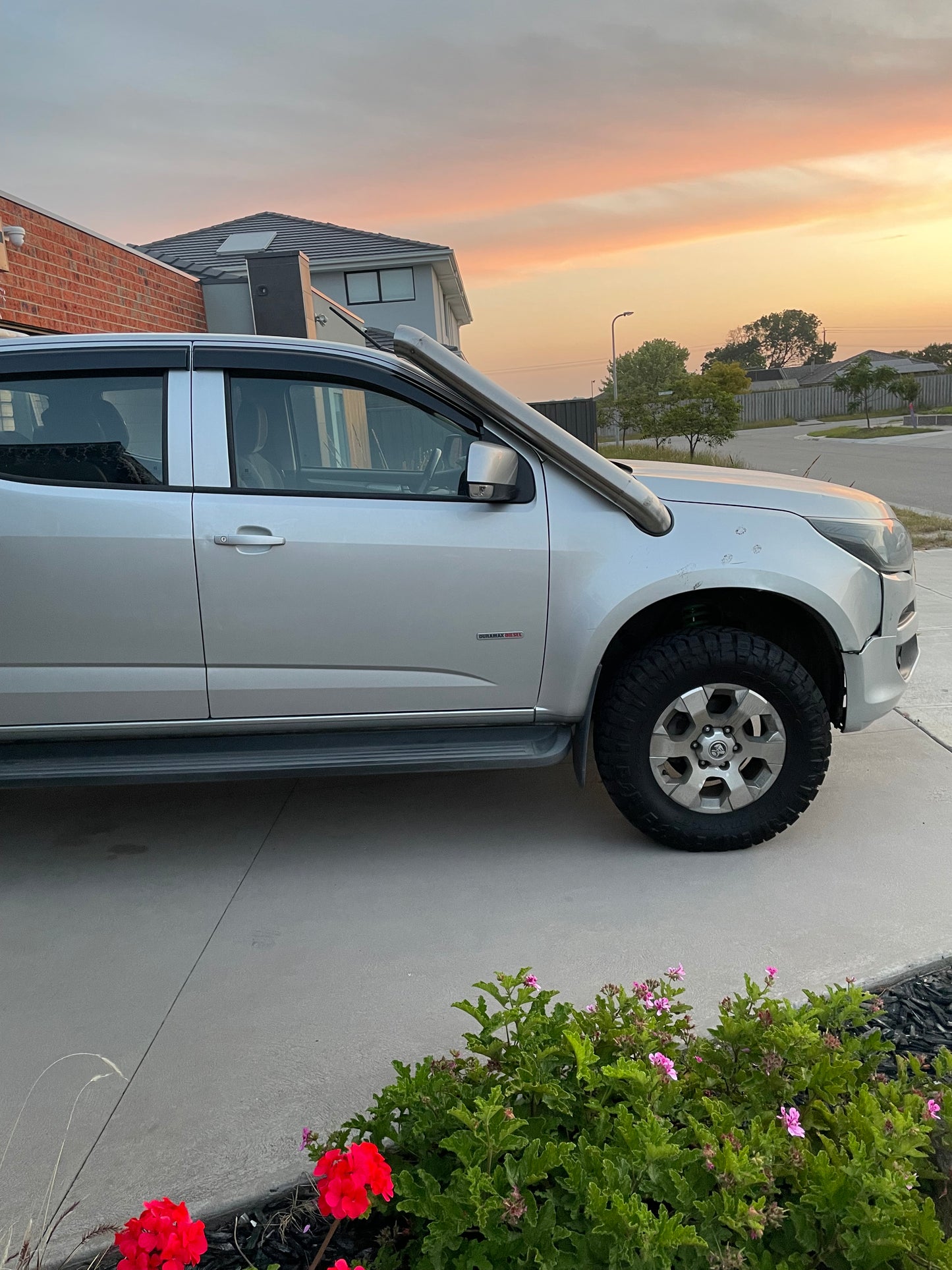 Holden RG Colorado/Colorado 7, 4" Short-Entry Stainless Snorkel