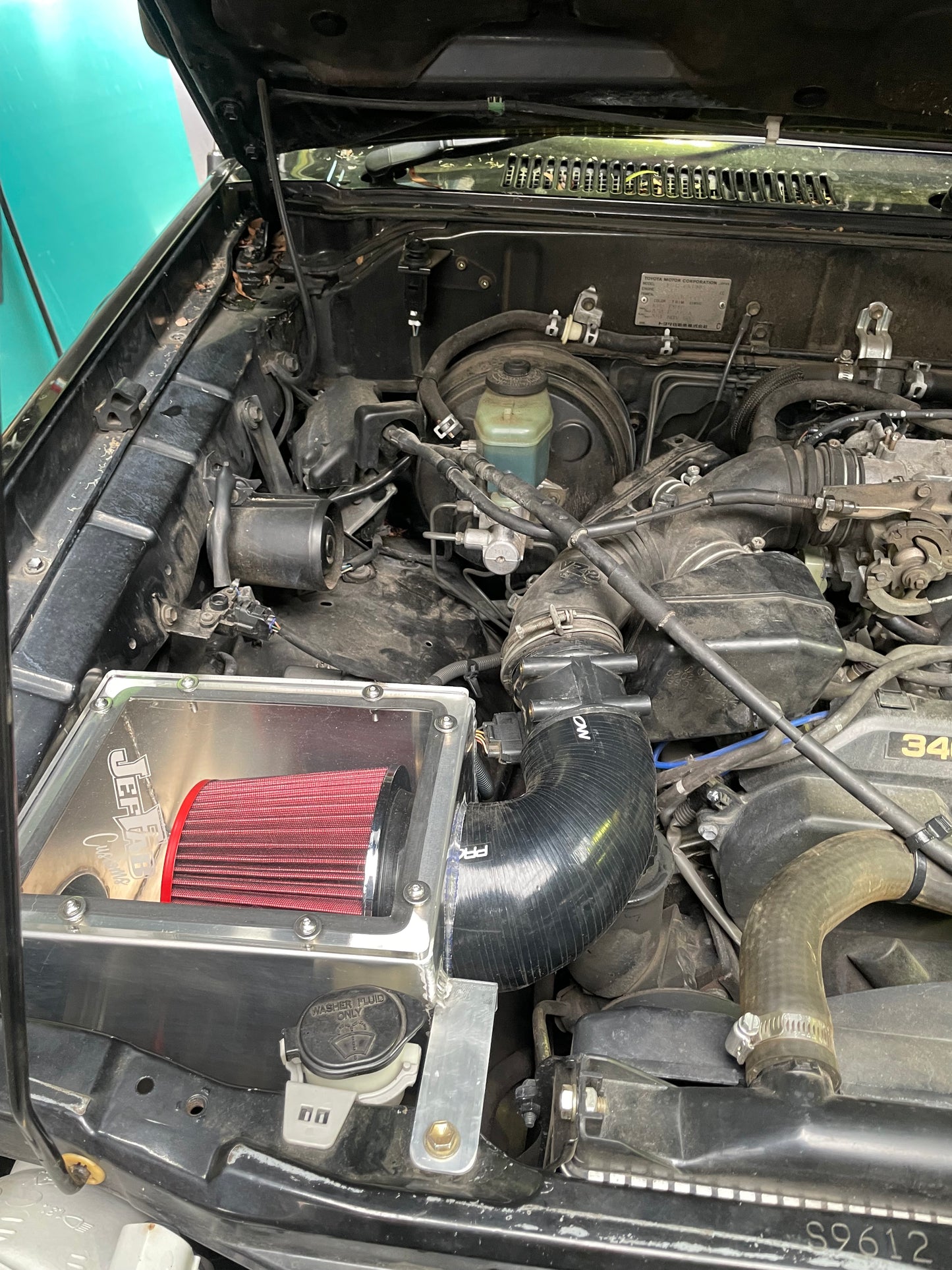 90 Series Toyota Prado Mid-Entry Stainless Snorkel