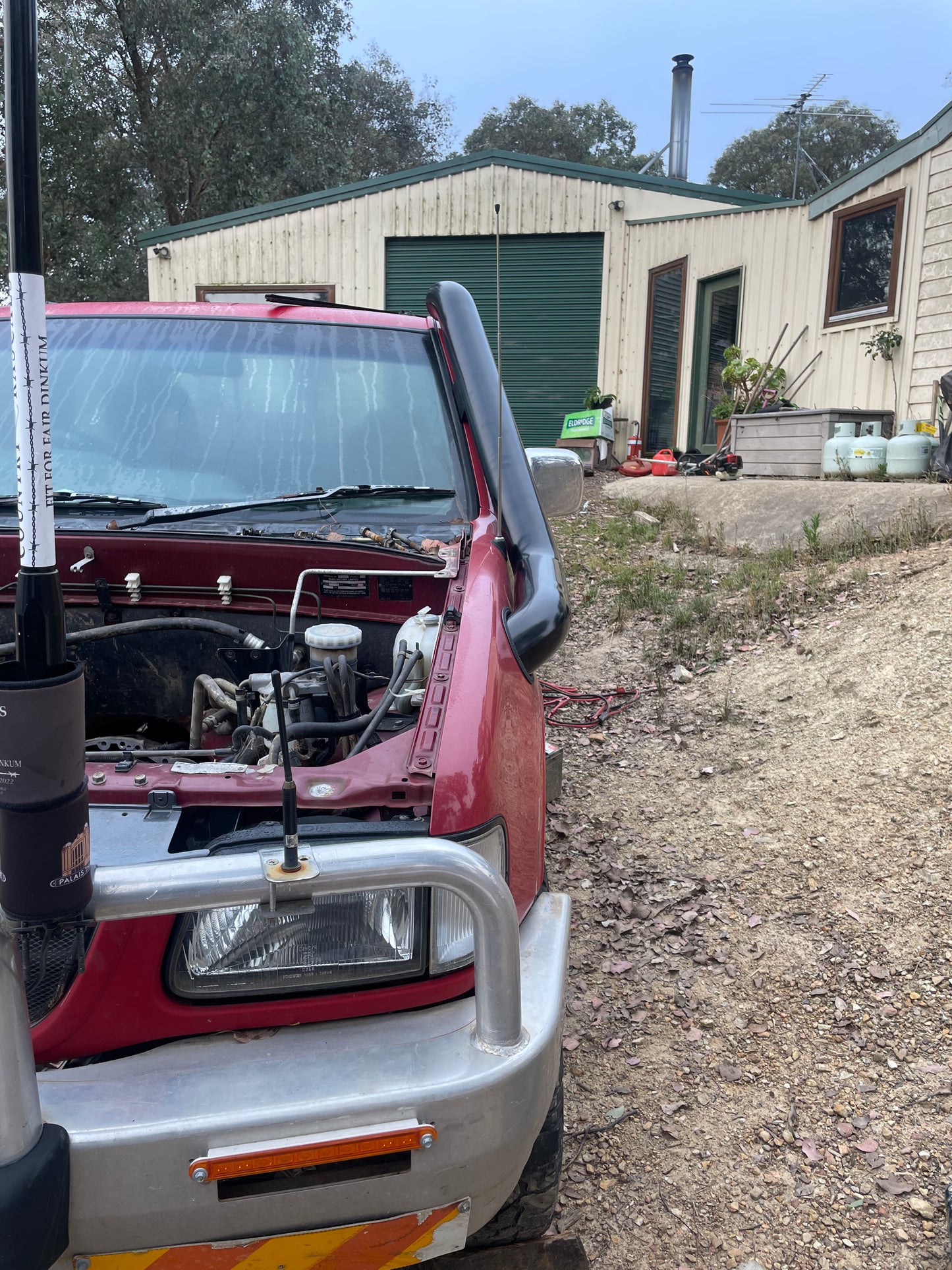 Holden TF Rodeo 4" Mid-Entry Snorkel