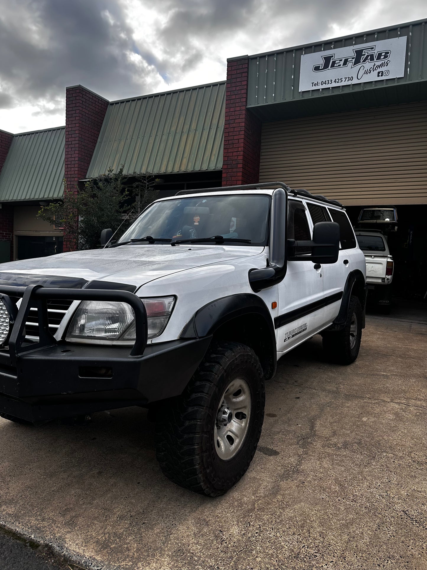 Nissan GU Patrol S1-3 Passenger Side 5" Stainless Snorkel