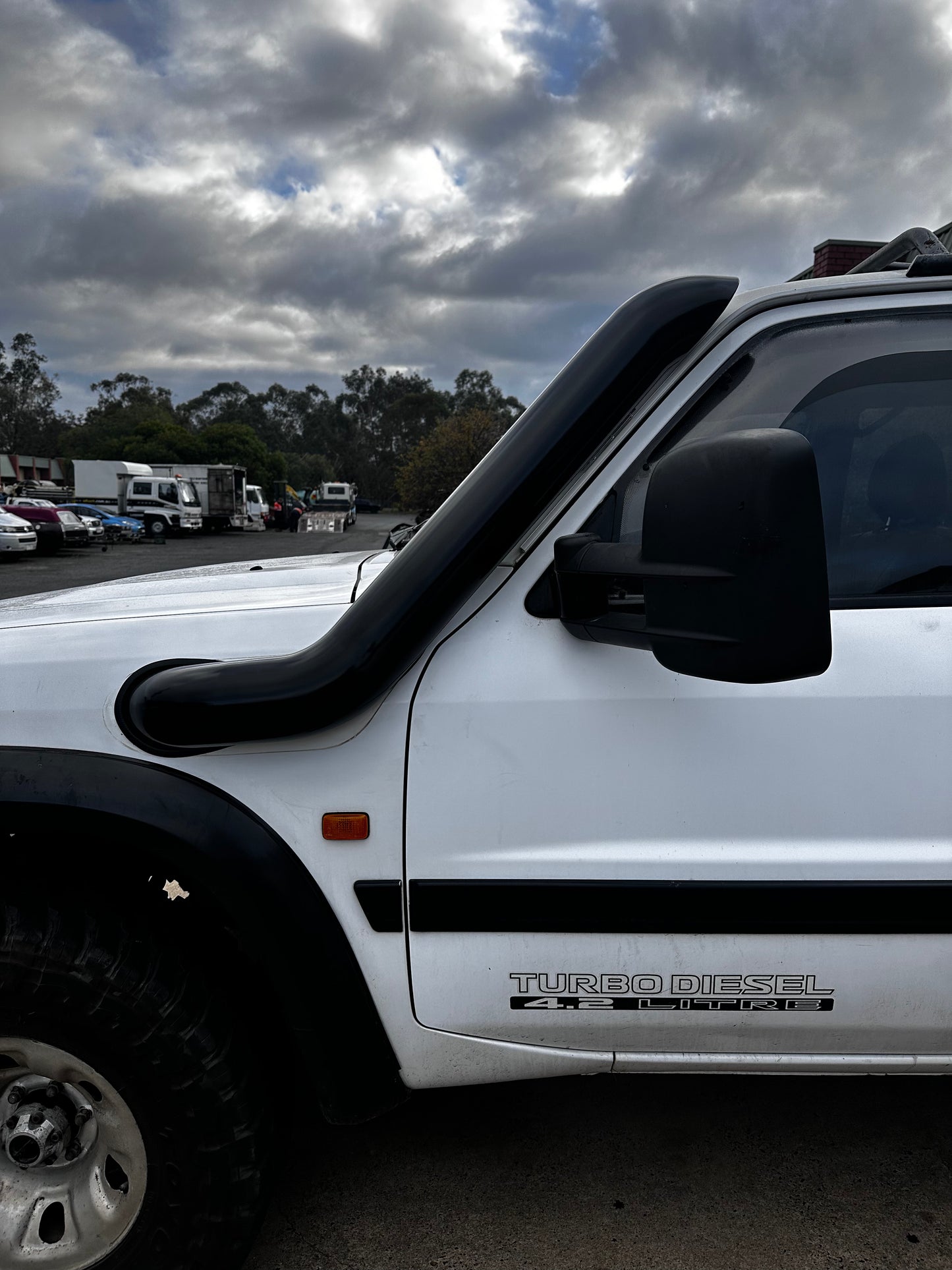 Nissan GU Patrol S1-3 Passenger Side 5" Stainless Snorkel