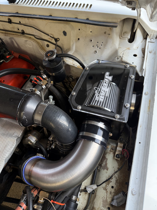 Nissan GQ Patrol clear lid air box to suit short entry snorkel