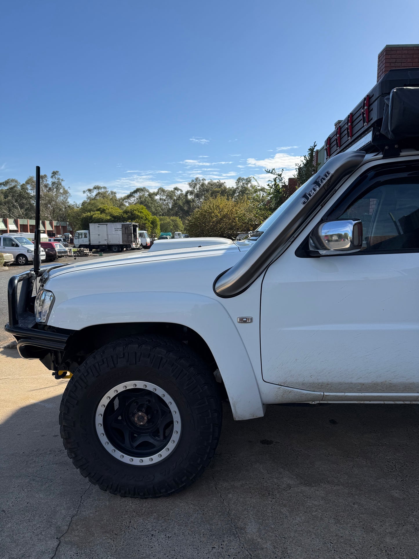 Nissan GU Patrol - Series 1-4 5" Short Guard Entry Snorkel