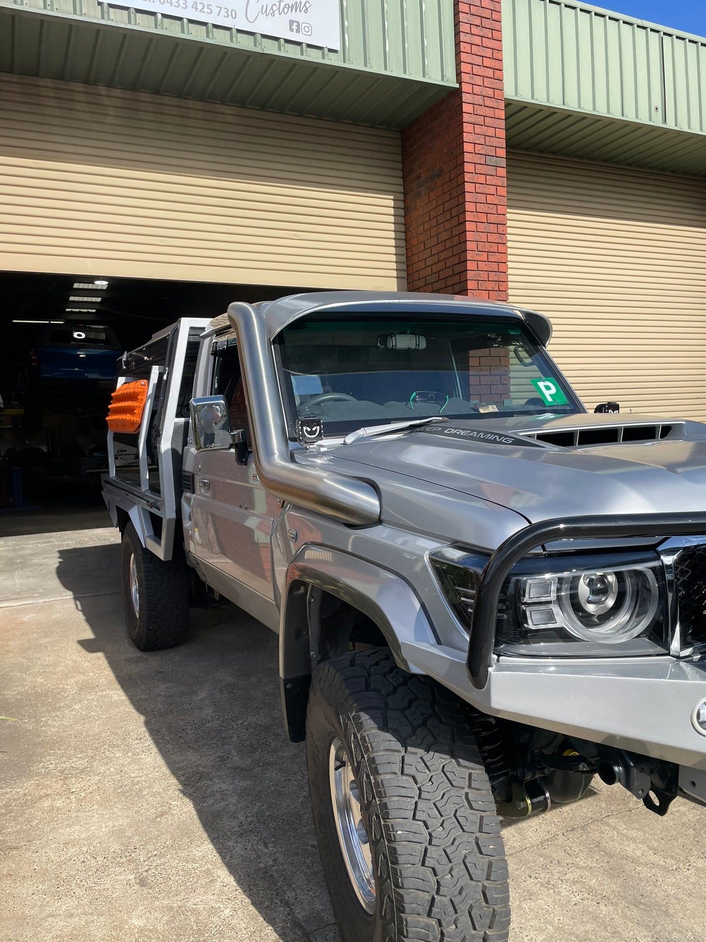 79 Series Toyota LandCruiser 5" Stainless Steel Snorkel