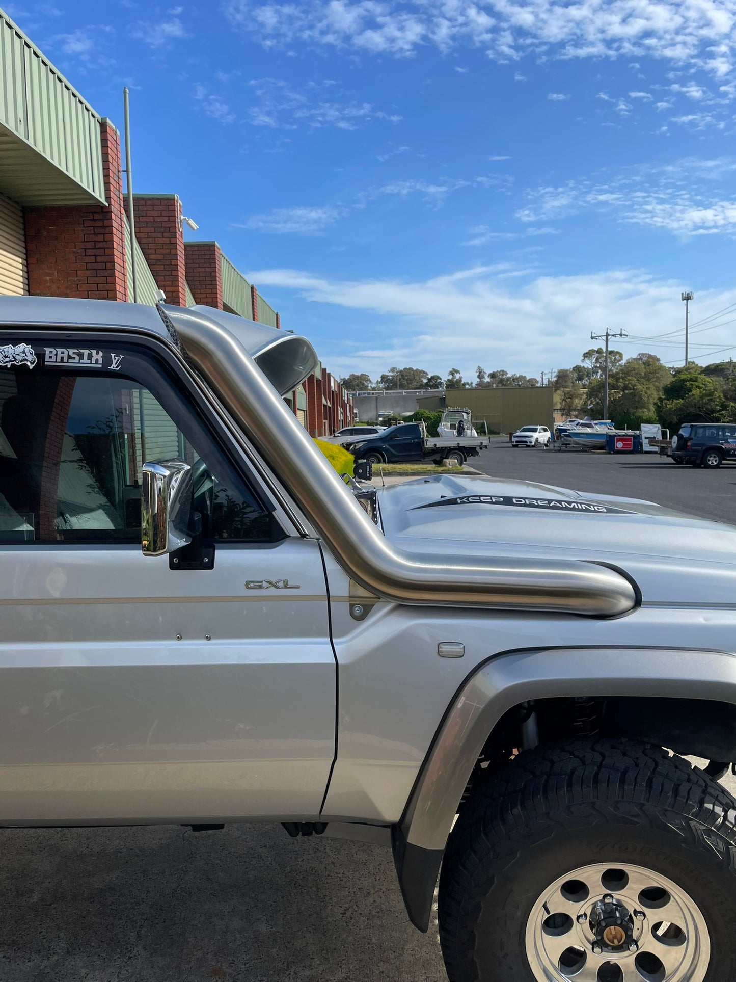 79 Series Toyota LandCruiser 5" Stainless Steel Snorkel