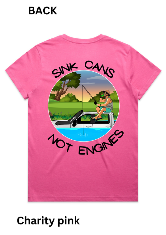 Sink cans not engines - Womens T-shirt