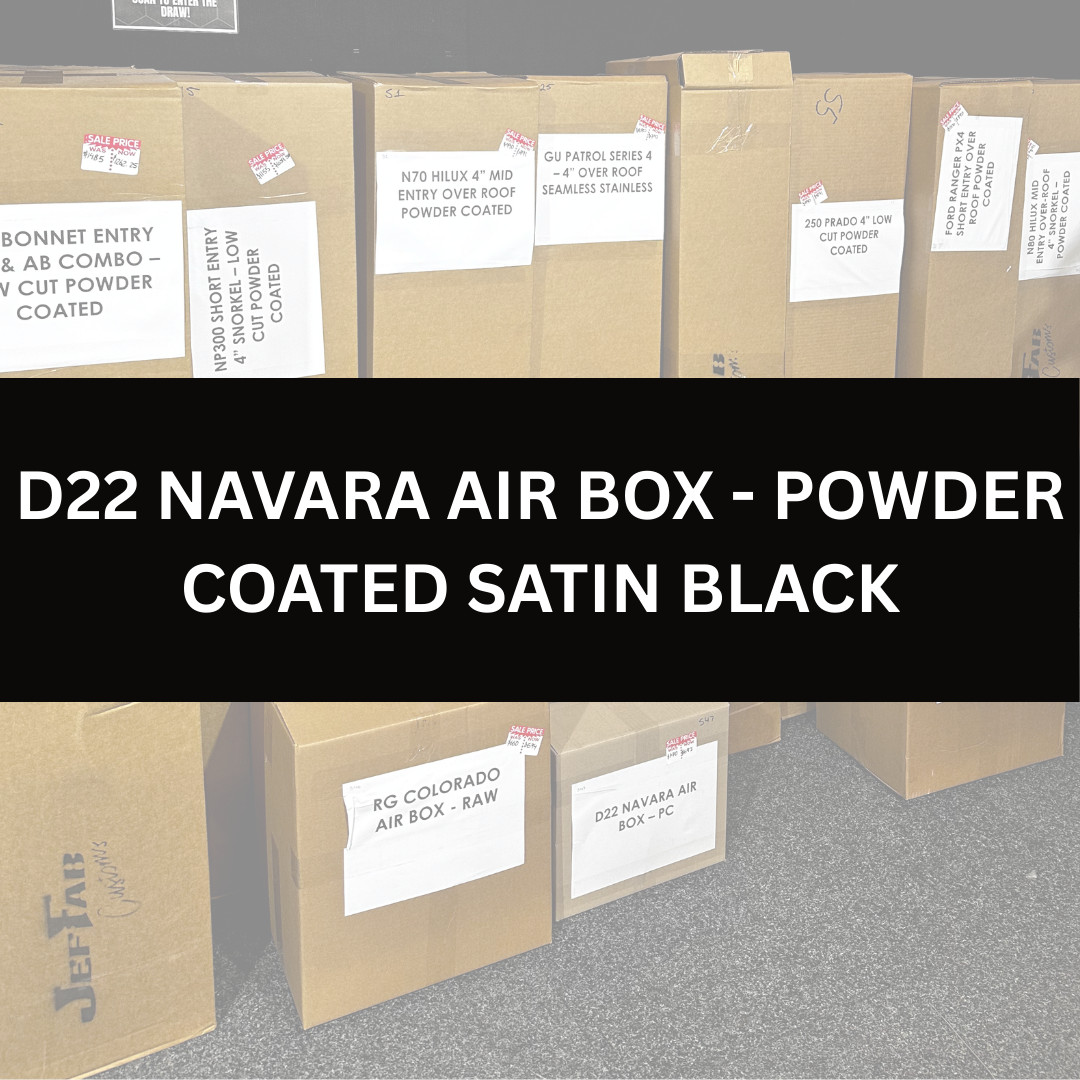 IN STOCK - D22 Nissan Navara Air Box - Powder Coated