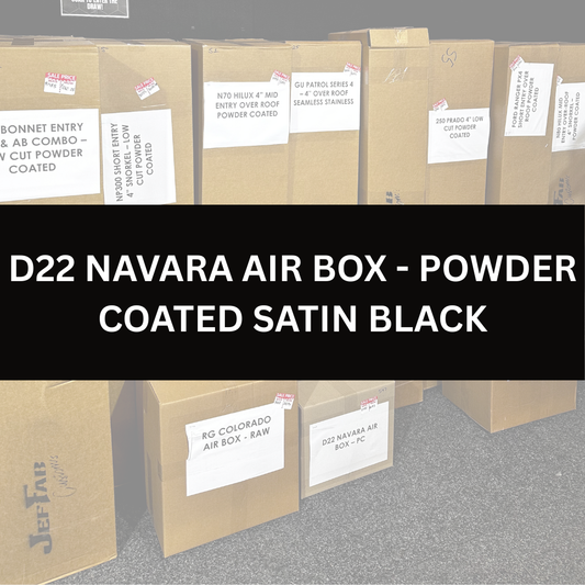 IN STOCK - D22 Nissan Navara Air Box - Powder Coated