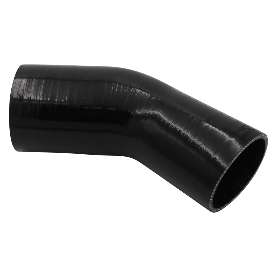 3.5"-3" (89mm-76mm) - 45 Degree Silicone Reducing Bend