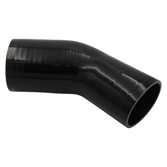 3.5"-3" (89mm-76mm) - 45 Degree Silicone Reducing Bend