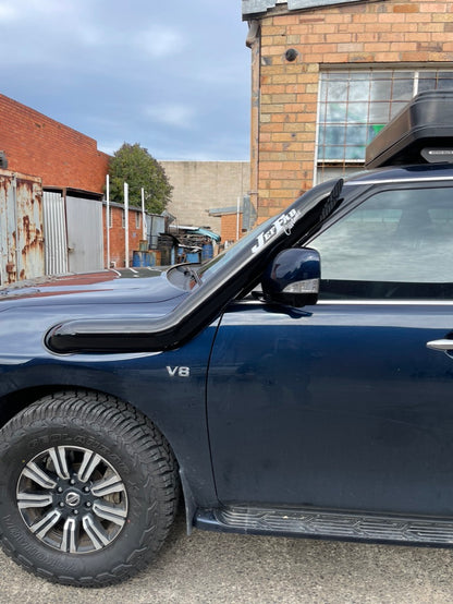 Nissan Patrol Y62 5" Long Entry Stainless Steel Snorkel