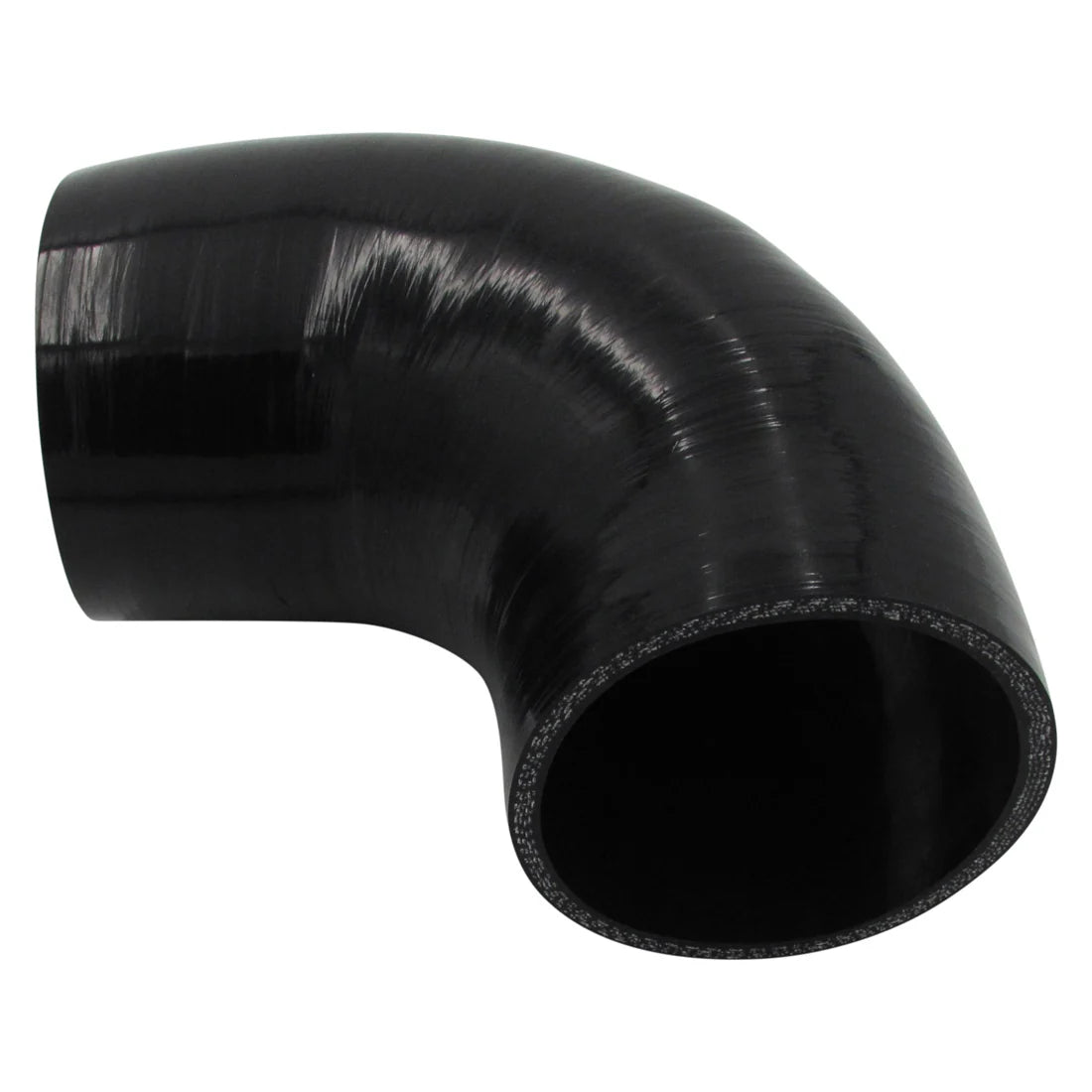 4"-3.5" (102mm-89mm) - 90 Degree Reducing Silicone Bend