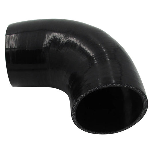4"-3.5" (102mm-89mm) - 90 Degree Reducing Silicone Bend