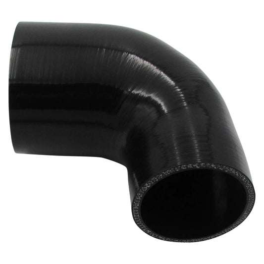 4"-3.5" (102mm-76mm) - 90 Degree Silicone Bend