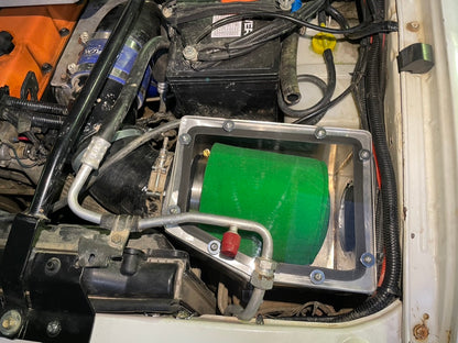 Nissan GU Patrol  4" Passenger Side Mid Entry Stainless Snorkel to suit series 4