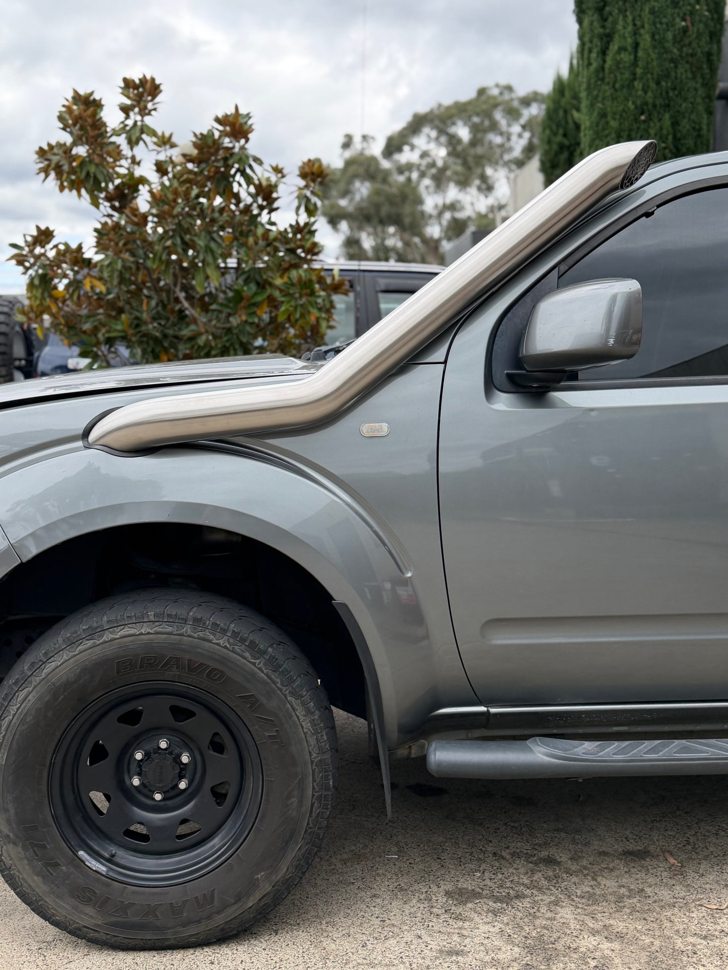 D40 Nissan Navara 4" Stainless Snorkel