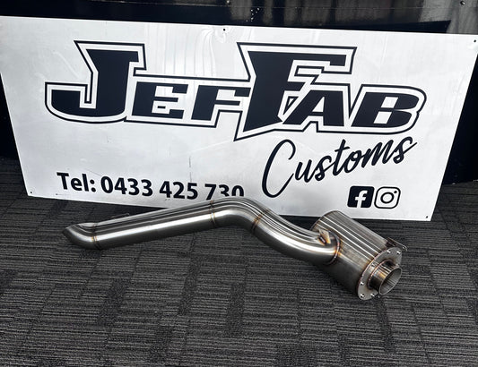 Low cut Nissan GQ Patrol Bonnet Entry 4" Stainless Snorkel & air box combo - IN STOCK