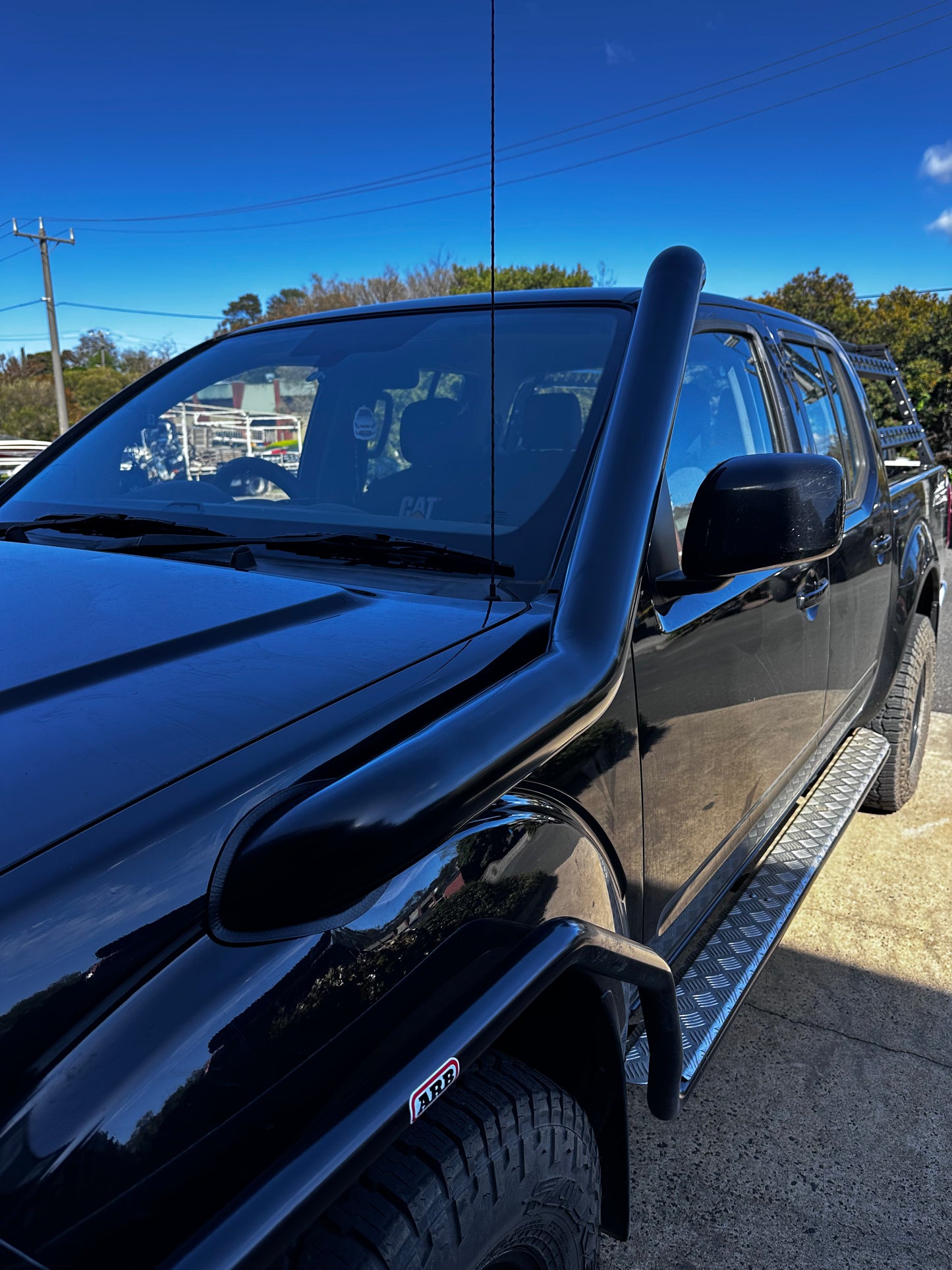 D40 Nissan Navara 4" Stainless Snorkel