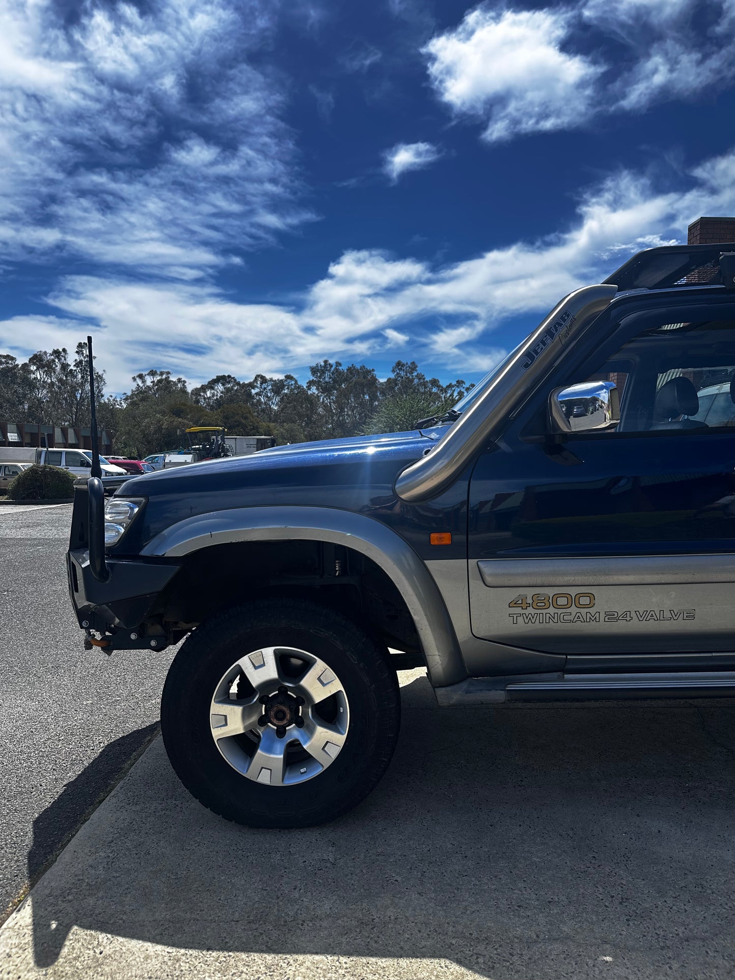 Nissan GU Patrol - Series 1-3  5" Short Guard Entry Snorkel