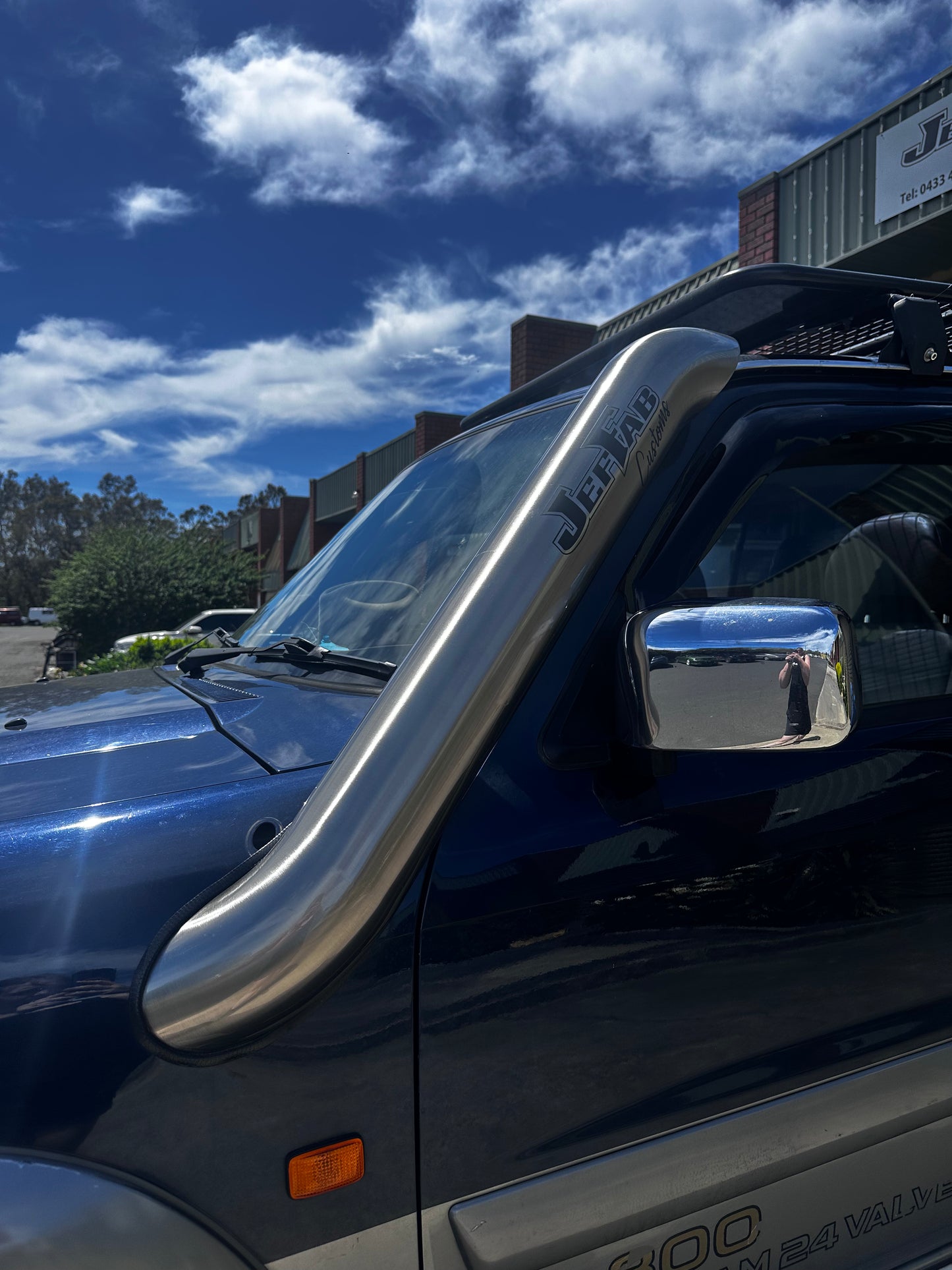 Nissan GU Patrol - Series 1-3  5" Short Guard Entry Snorkel