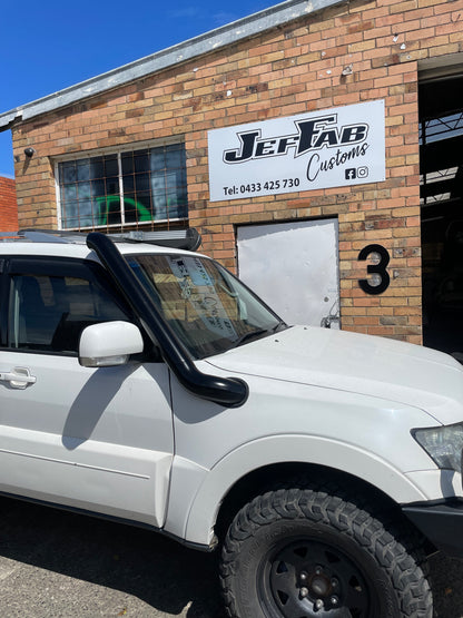 Mitsubishi Pajero NS/NT/NW/NX Mid-Entry 4" Stainless Snorkel