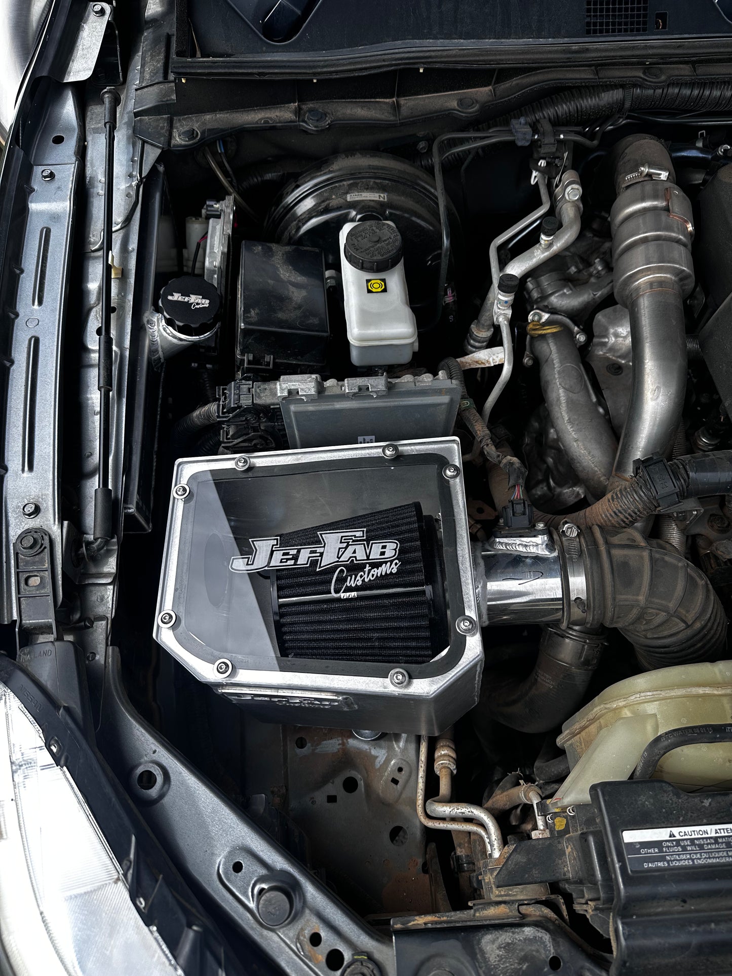 Nissan Navara NP300/ D23 Short-Entry 4" Stainless Snorkel