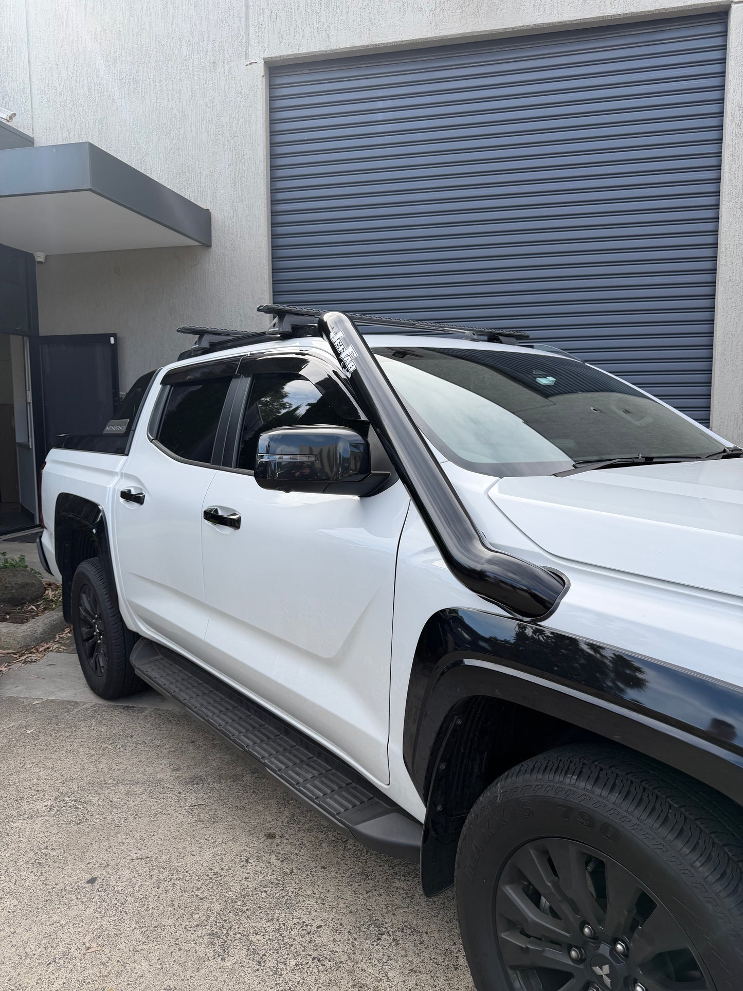 Mitsubishi MV Triton 4"  Stainless Snorkel