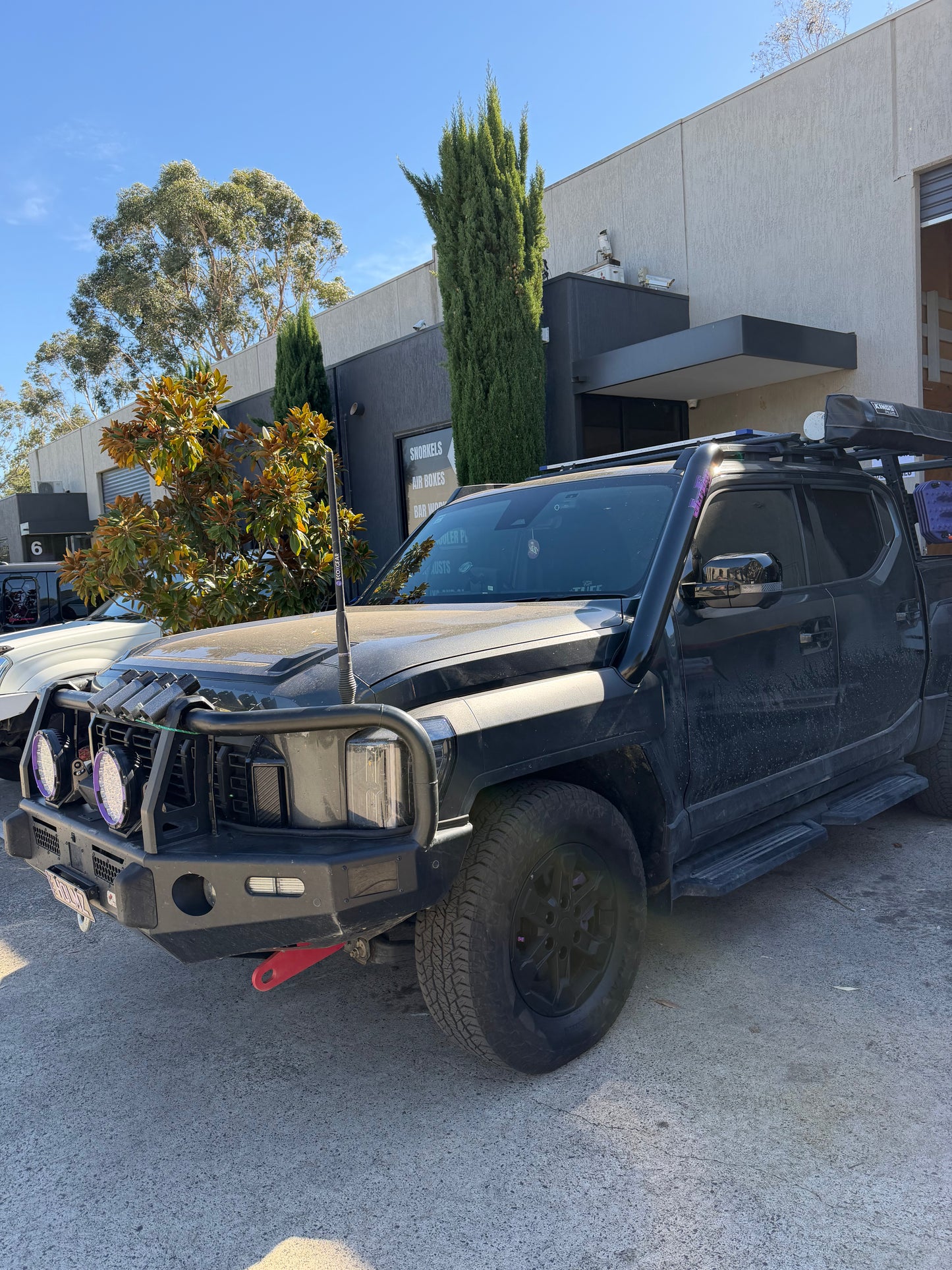 KIA Tasman 4" Stainless Steel Snorkel