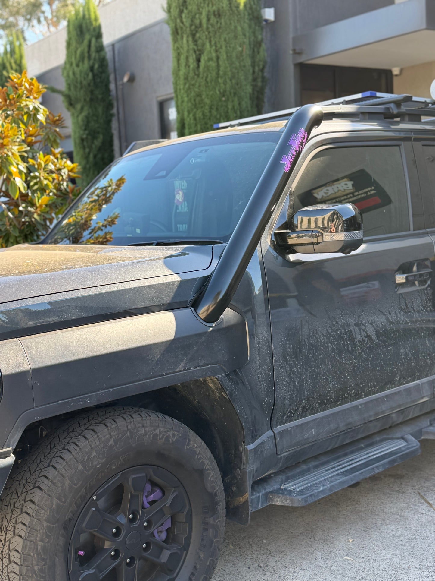 KIA Tasman 4" Stainless Steel Snorkel