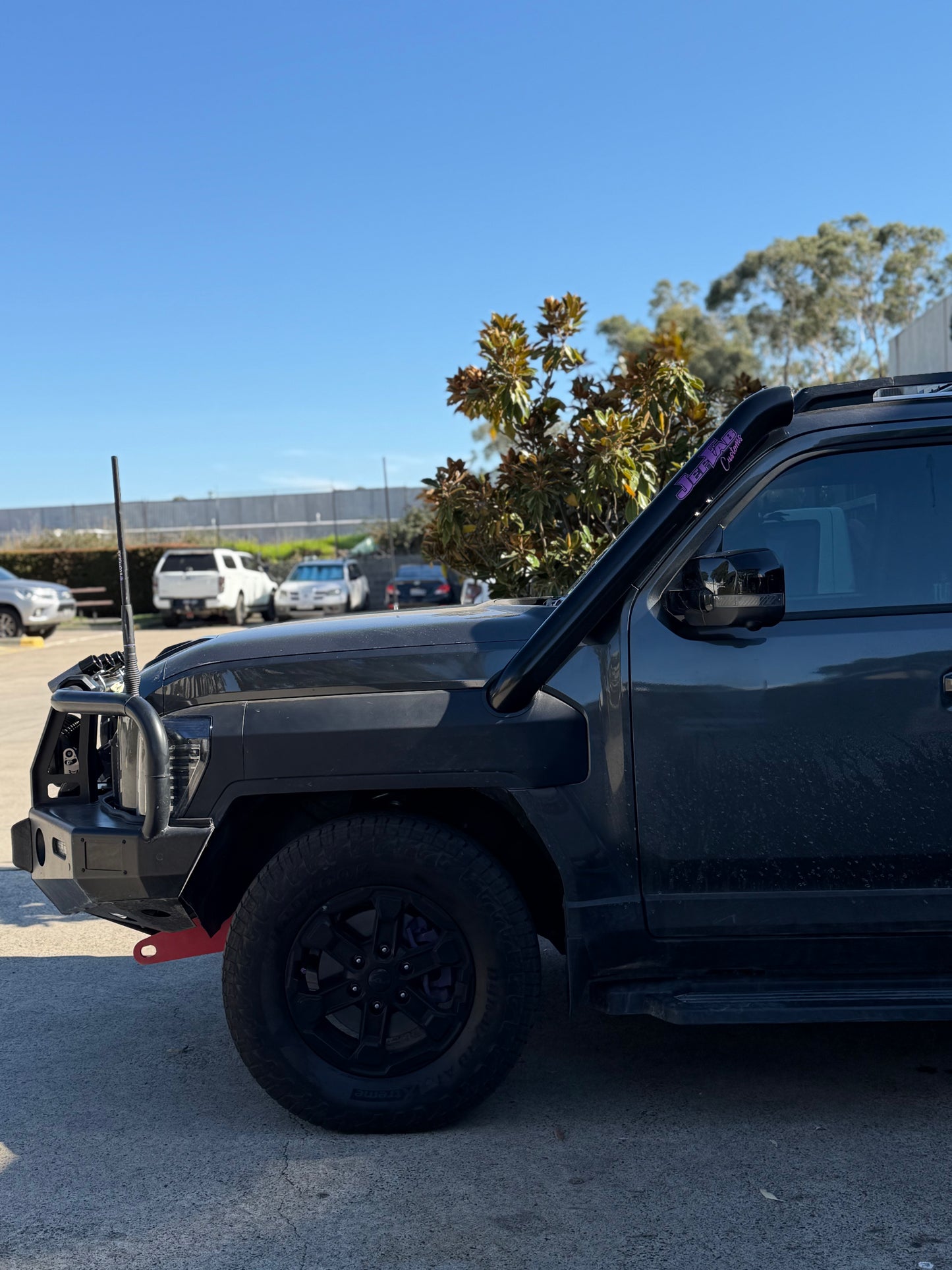 KIA Tasman 4" Stainless Steel Snorkel