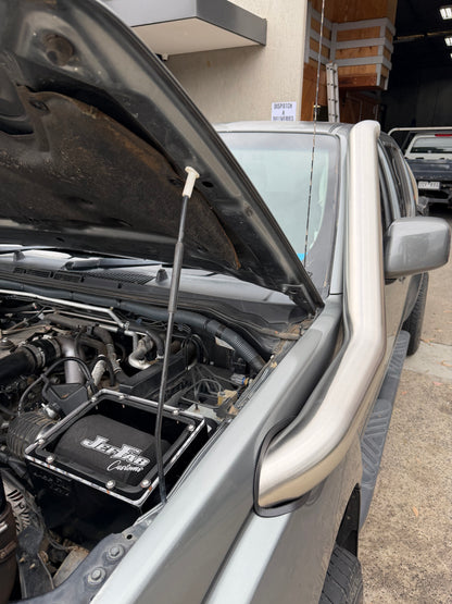 D40 Nissan Navara 4" Stainless Snorkel