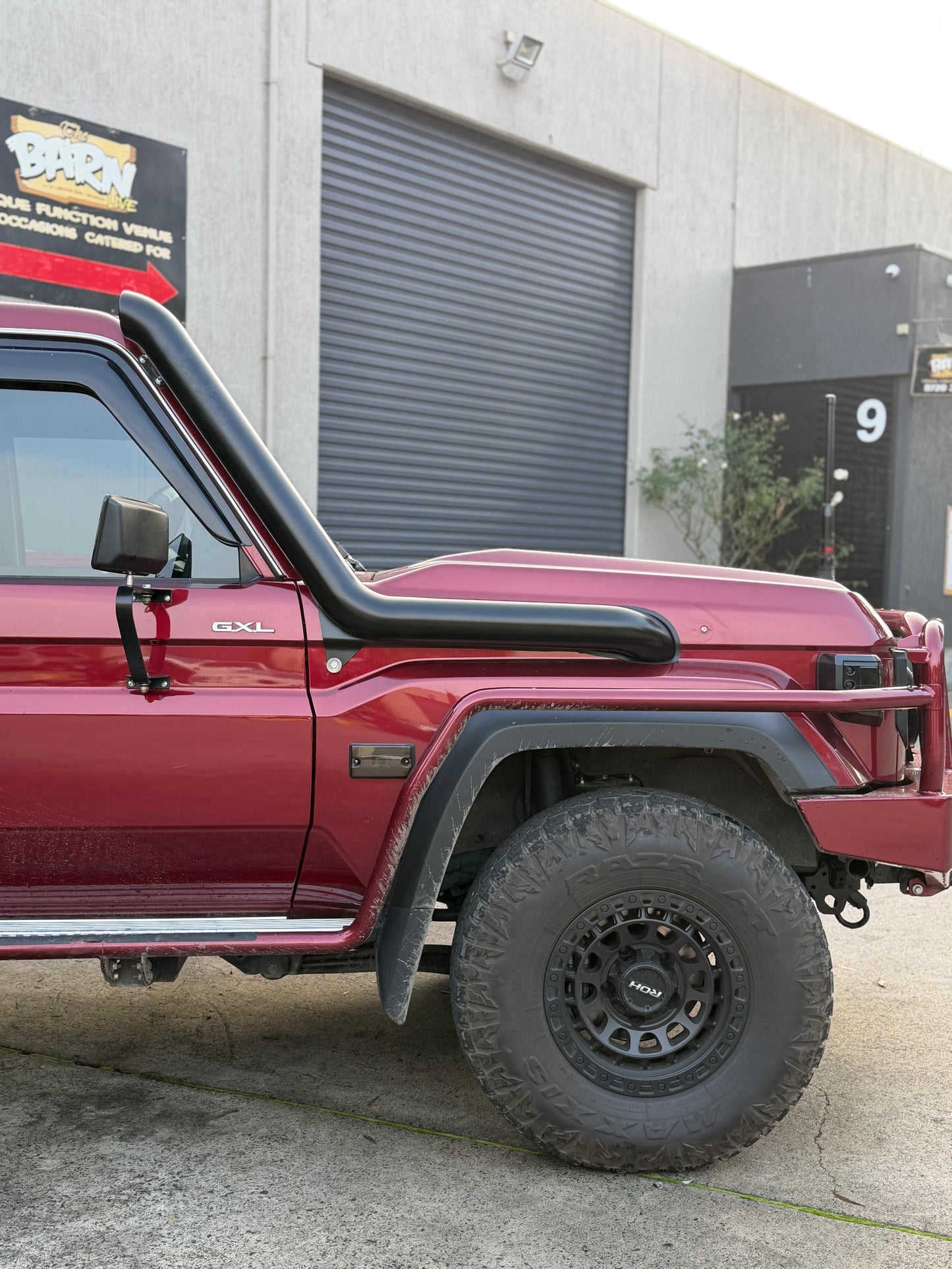 76/78/79 Series Toyota Landcruiser FACELIFT MODEL - 4" Stainless Snorkel