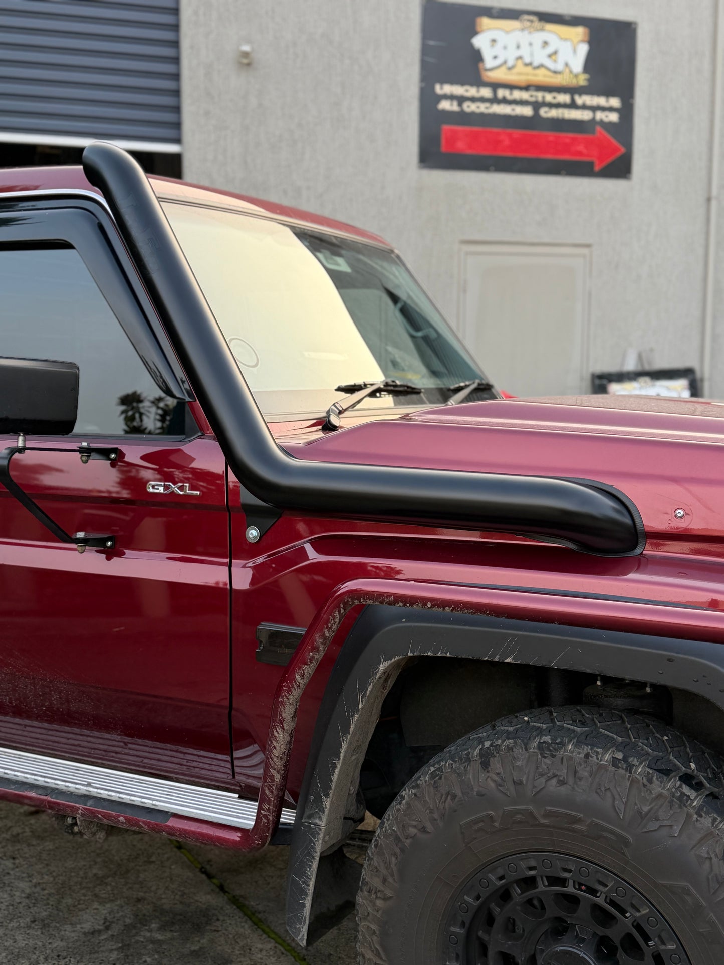 76/78/79 Series Toyota Landcruiser FACELIFT MODEL - 4" Stainless Snorkel
