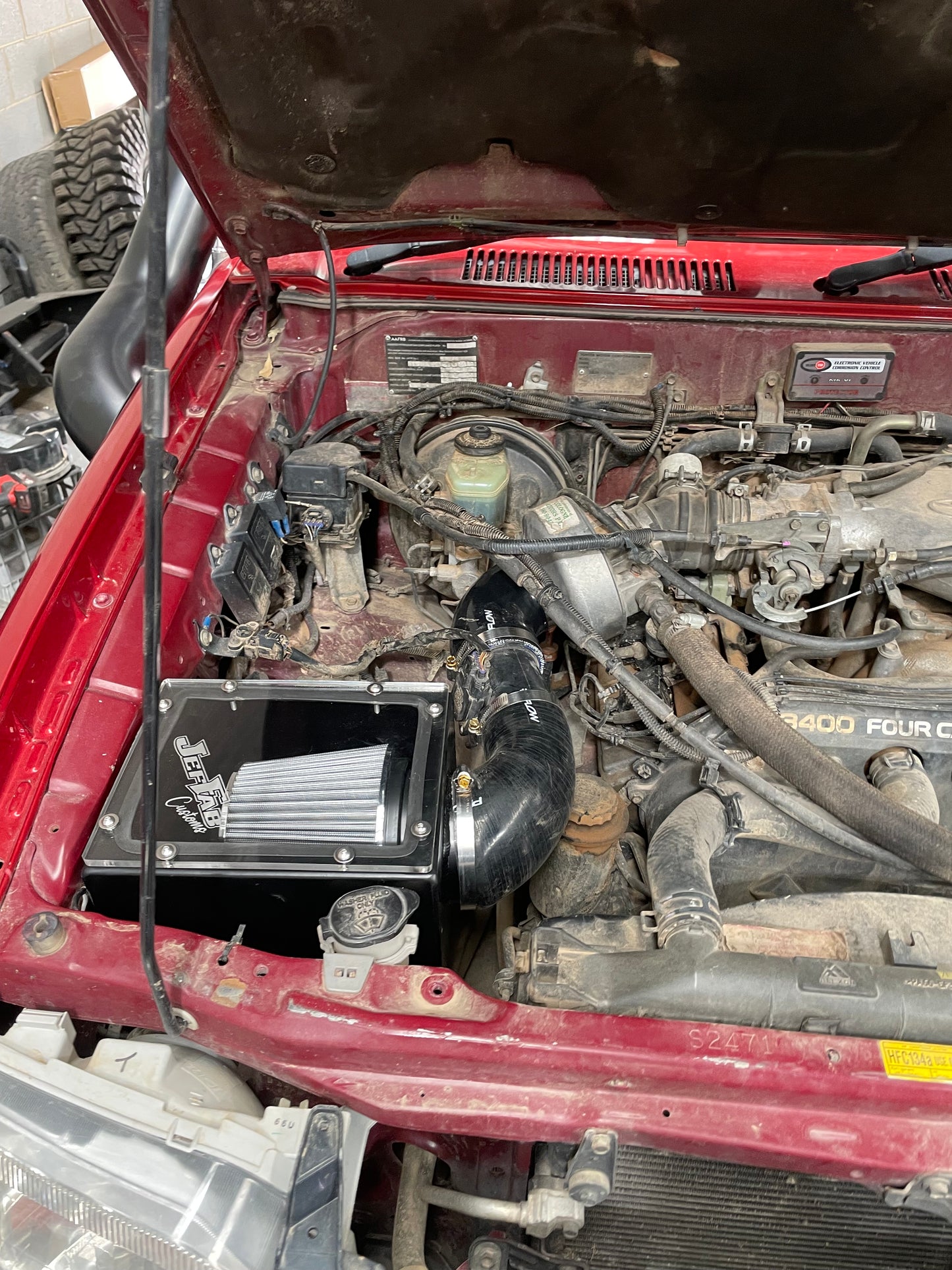 90 Series Toyota Prado Mid-Entry Stainless Snorkel