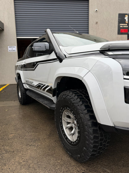 D27 Nissan Navara 4" short entry snorkel