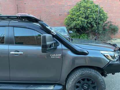 N80 Toyota Hilux 4" Mid-Entry Stainless Snorkel