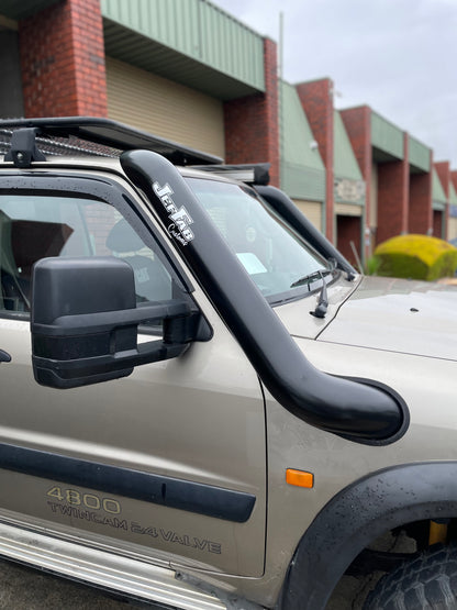 Nissan GU Patrol S1-3 Drivers Side 5" Mid Entry Stainless Snorkel