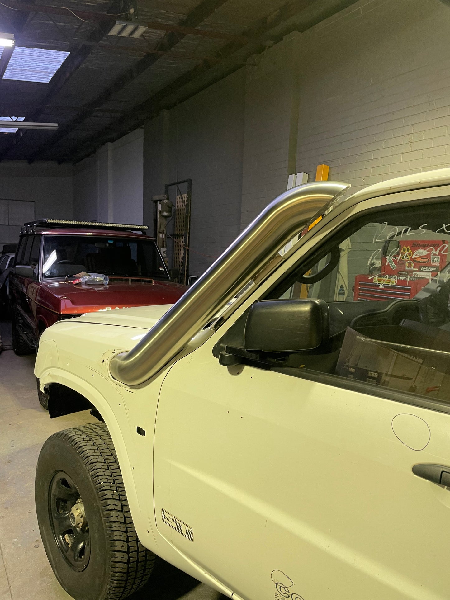 Nissan GU Patrol - Series 4 - Passenger Side 5" Stainless Snorkel