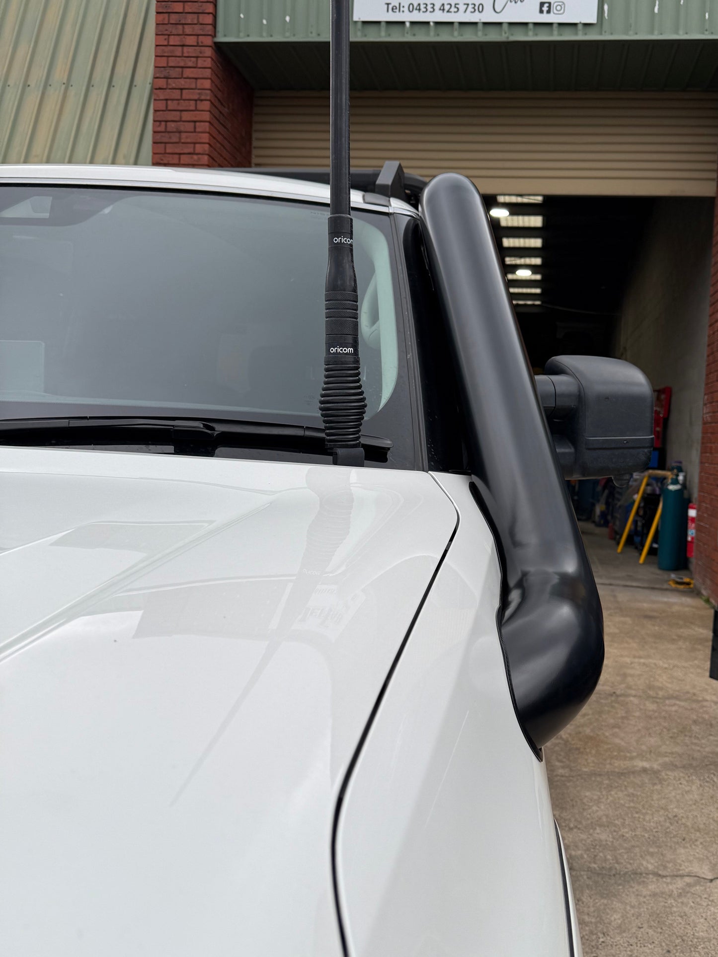 Nissan Patrol Y62 5" Short Entry Stainless Steel Snorkel